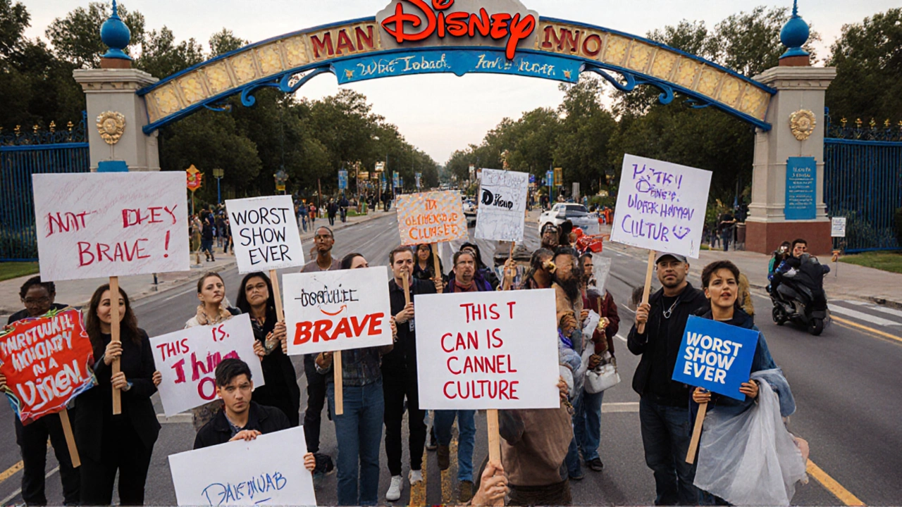 Disney enfrenta protestos após suspender Jimmy Kimmel